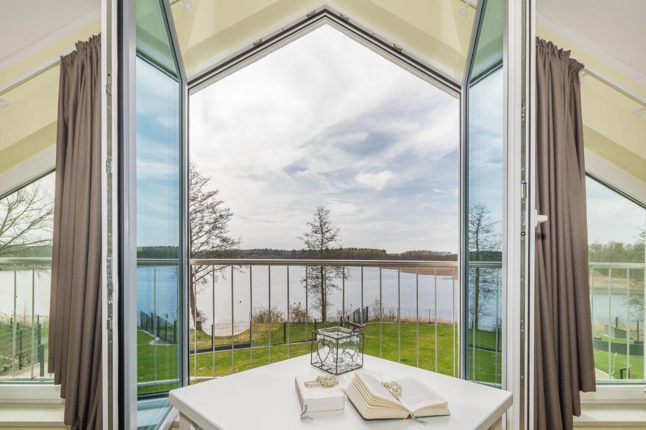 Luxus-See-Domizil Mit Sauna, Kamin Und Boot-130 Qm Fuer 6 Personen كراكو آم زيه المظهر الخارجي الصورة